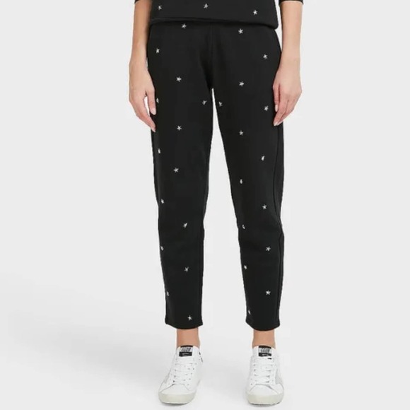Zoe Karssen Black Star Studded Joggers Size XS - Picture 15 of 15